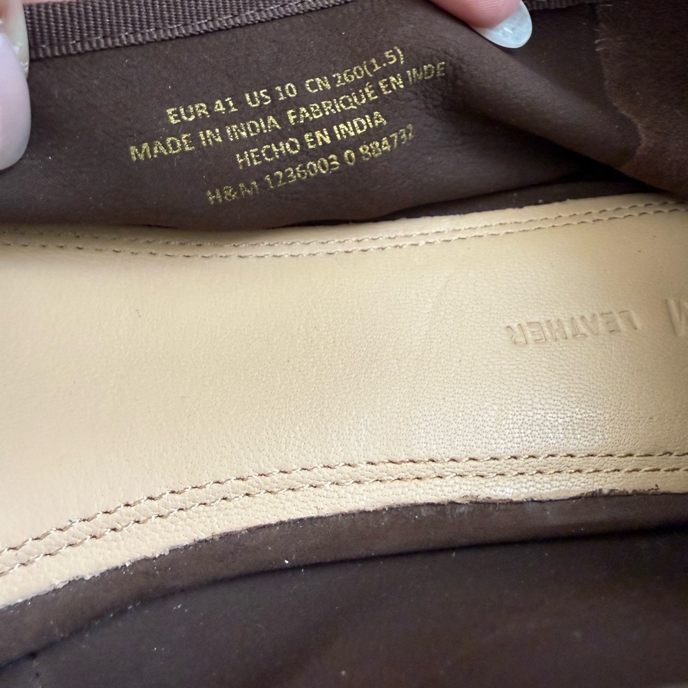 H&M Premium Leather Ballet Flats - Picture 3 of 4